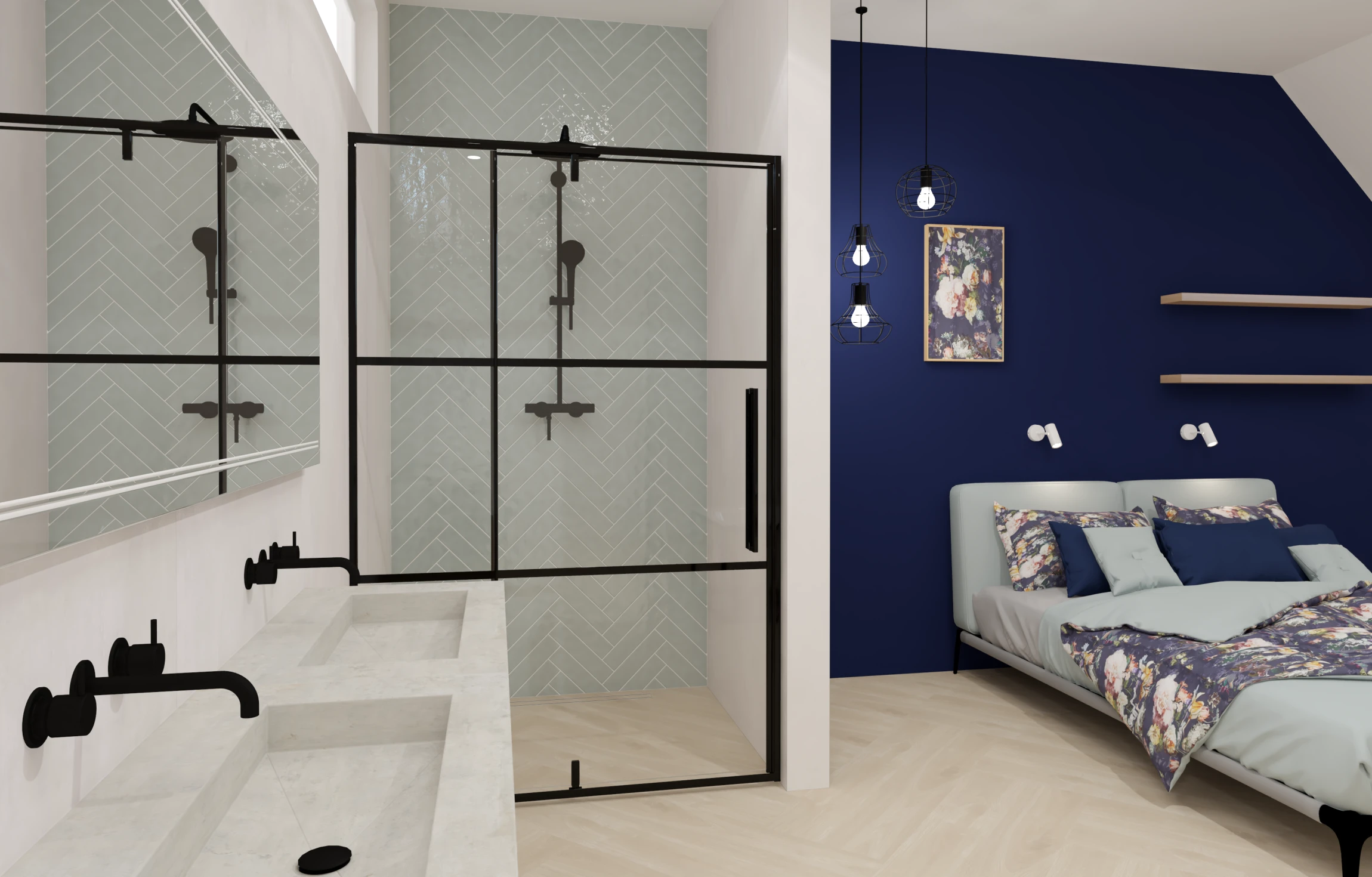 Header badkamer en suite