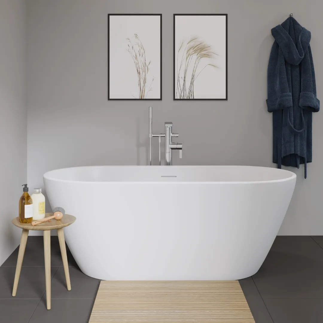 Duravit half-vrijstaand bad compact