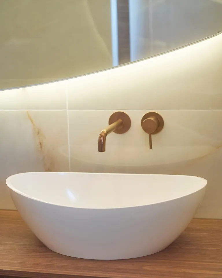 Kranen in de badkamer